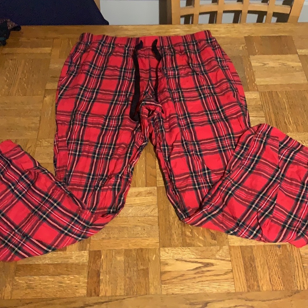 Victoria’s Secret red plaid pj pants